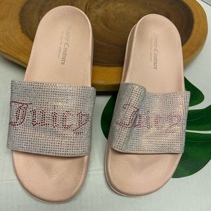 Juicy Couture Blinged JUICY slides Sandals